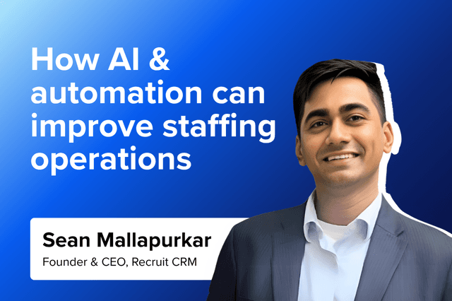 How AI & automation can improve staffing operations