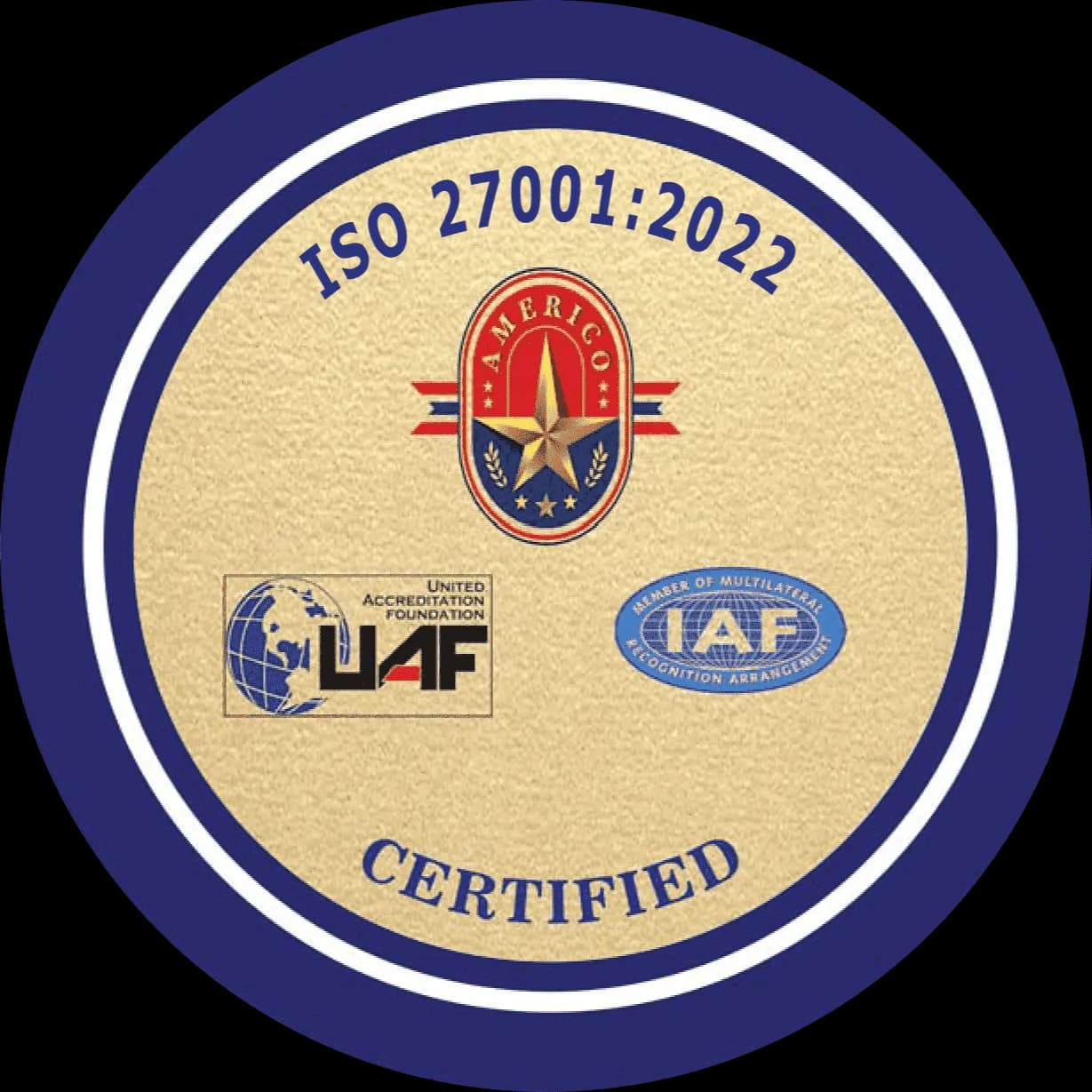 ISO 27001 Certified