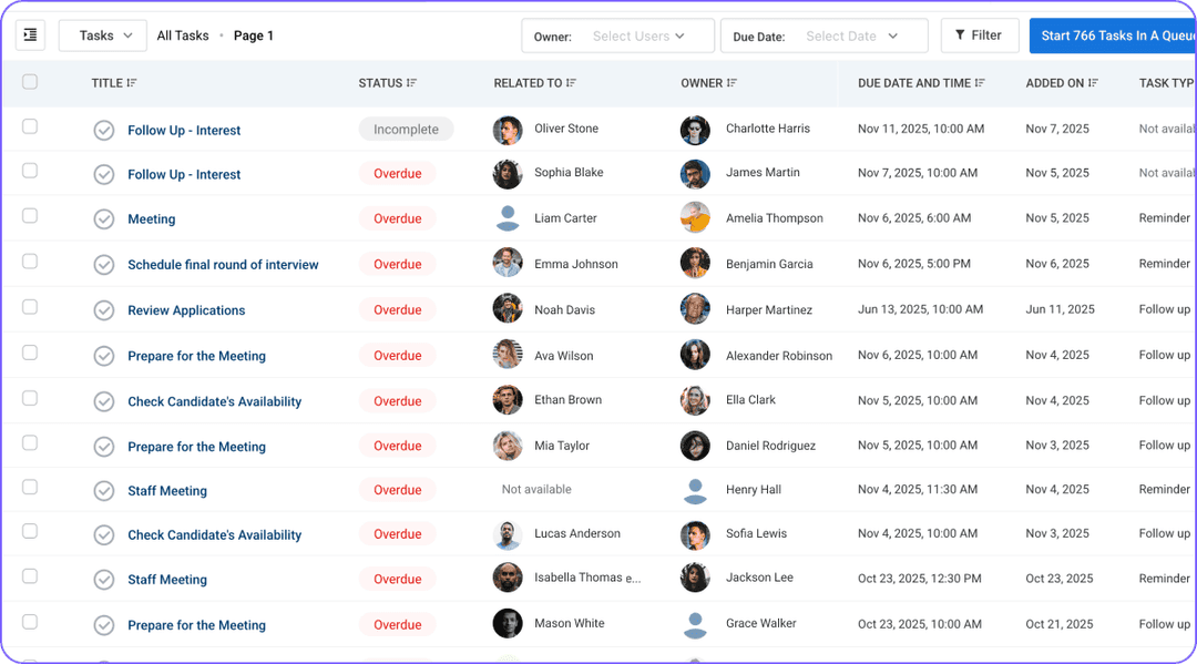 Easily manage tasks and appointments