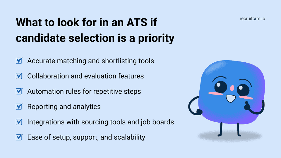 ATS for better candidate selection