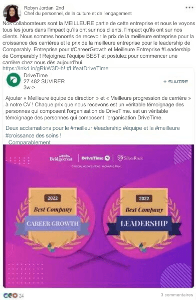 Recrutement sur LinkedIn