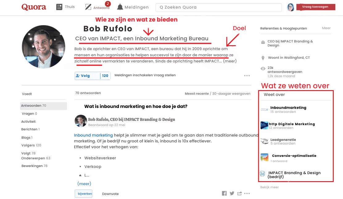 Maak uzelf vertrouwd met het platform