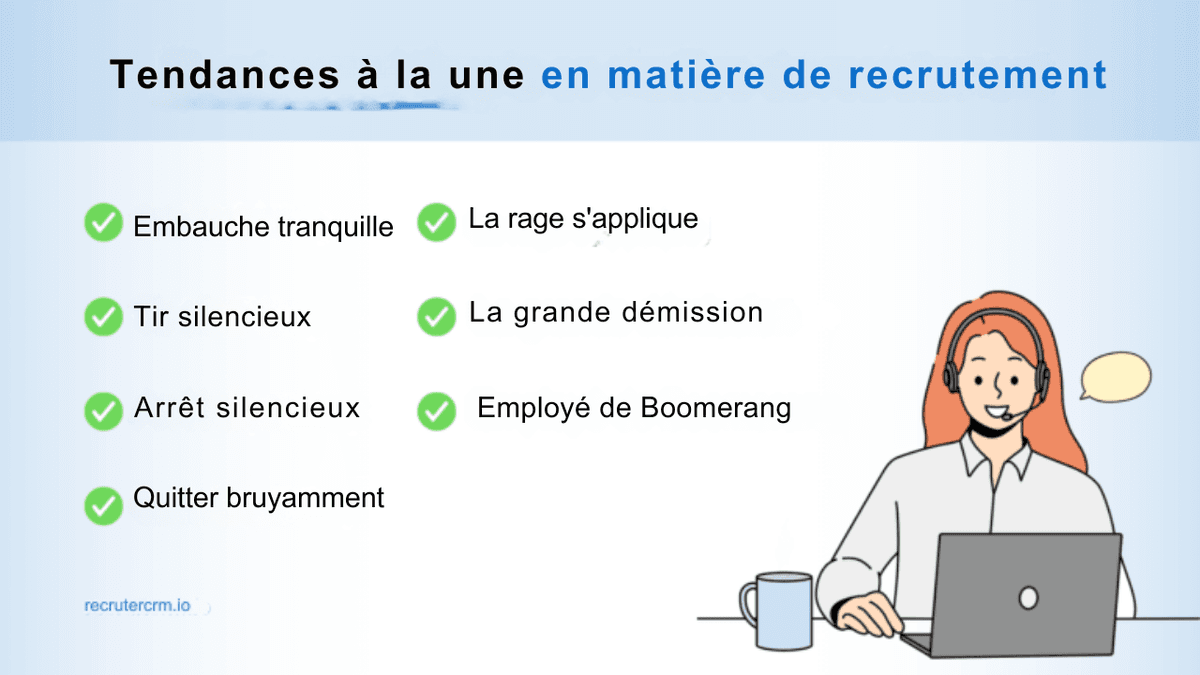 mots-clés du recrutement