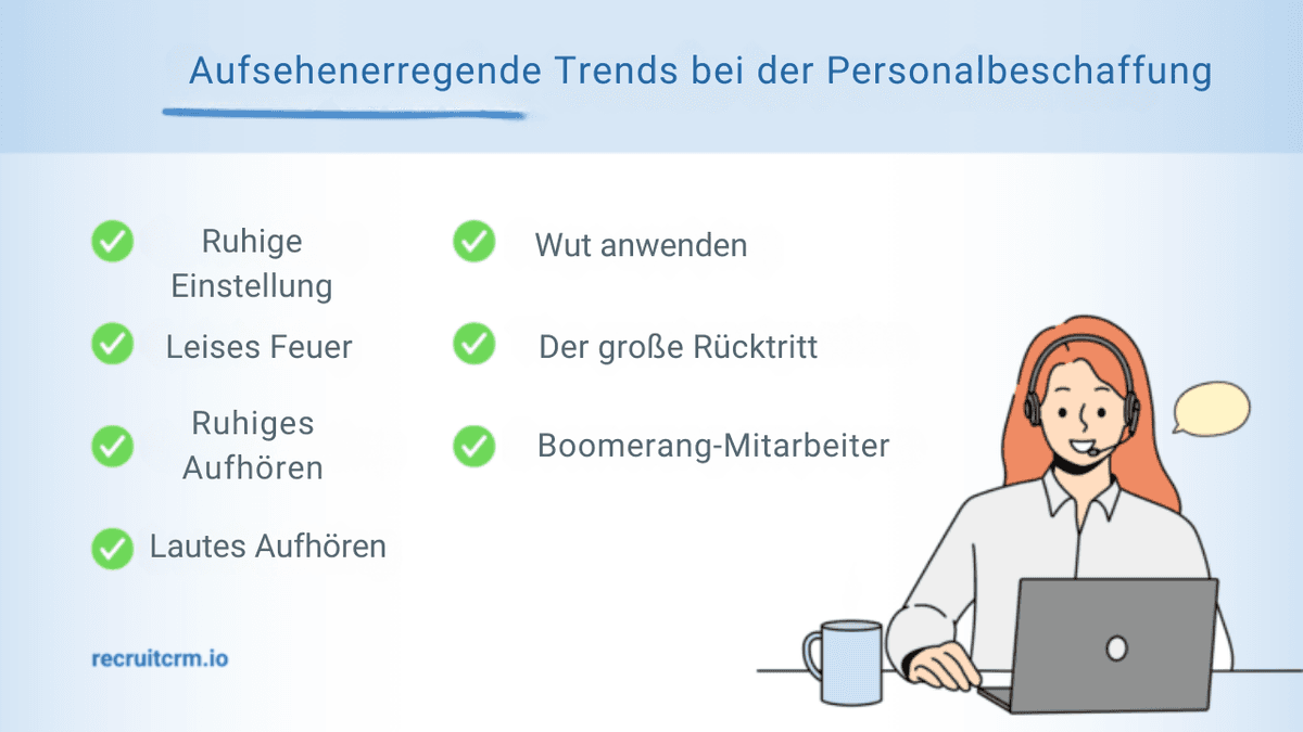 Buzzwords bei der Einstellung