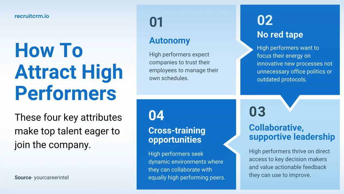 Tips to attract high performers
