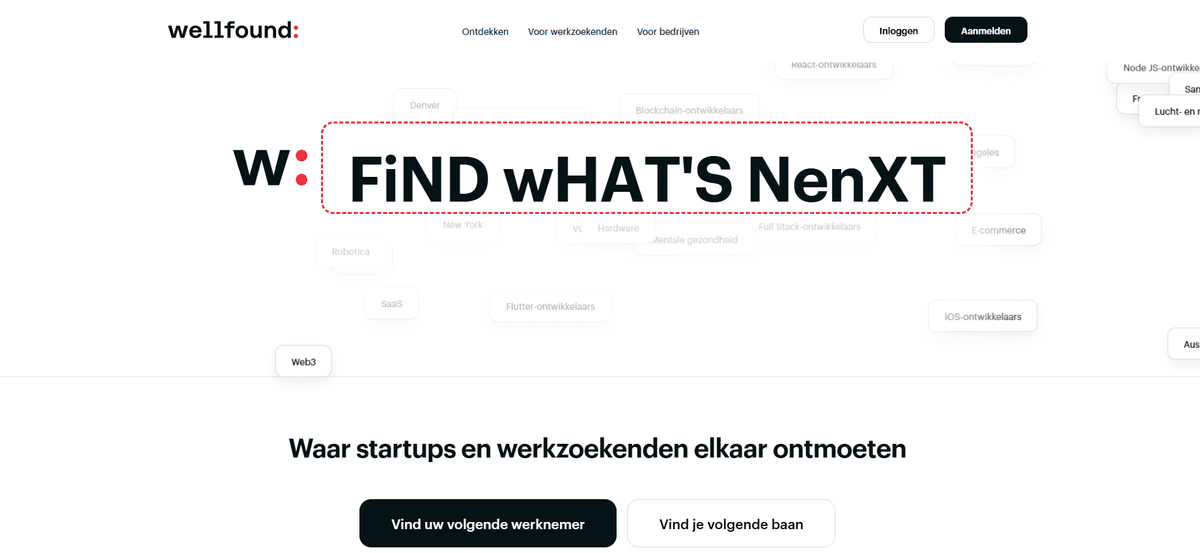 ecosysteem van startups