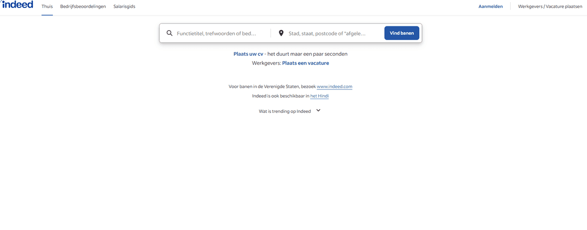 wereldwijde banenzoekgigant