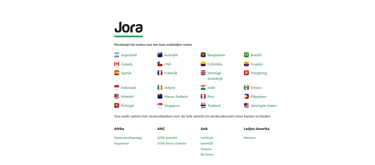 internationale zoekmachine