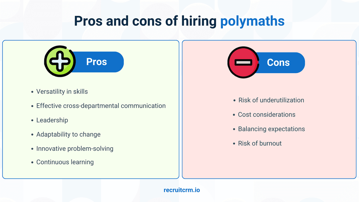 招聘多面手的利弊