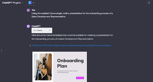 为招聘人员定制 gpts - Canva for ChatGPT
