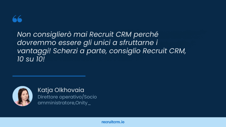 Onity_ ottiene assunzioni fulminee utilizzando l'AI e le soluzioni di automazione del flusso di lavoro di Recruit CRM