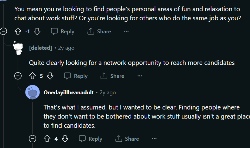 Reddit 上关于 Discord 招募的聊天