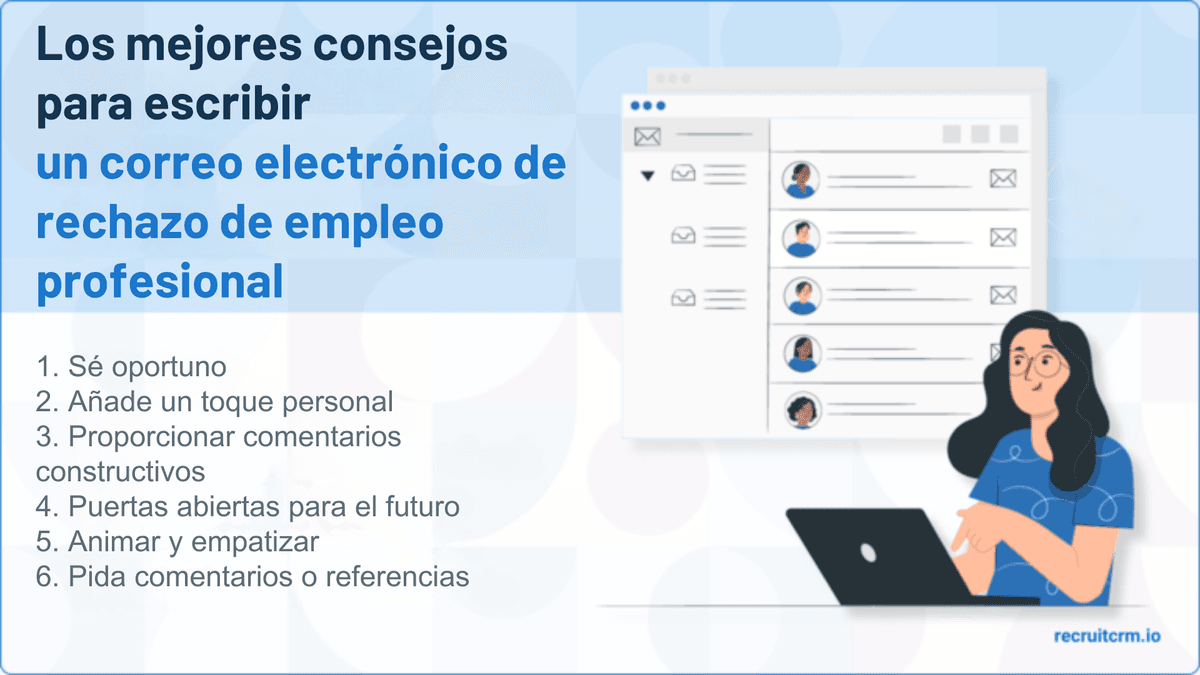 Los mejores consejos para escribir un correo electrónico de rechazo de empleo profesional