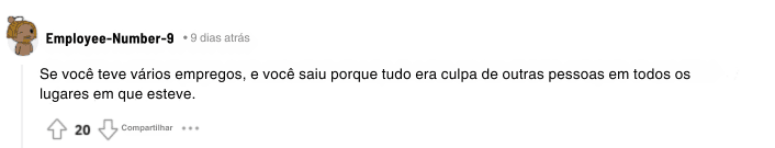 red flags das entrevistas