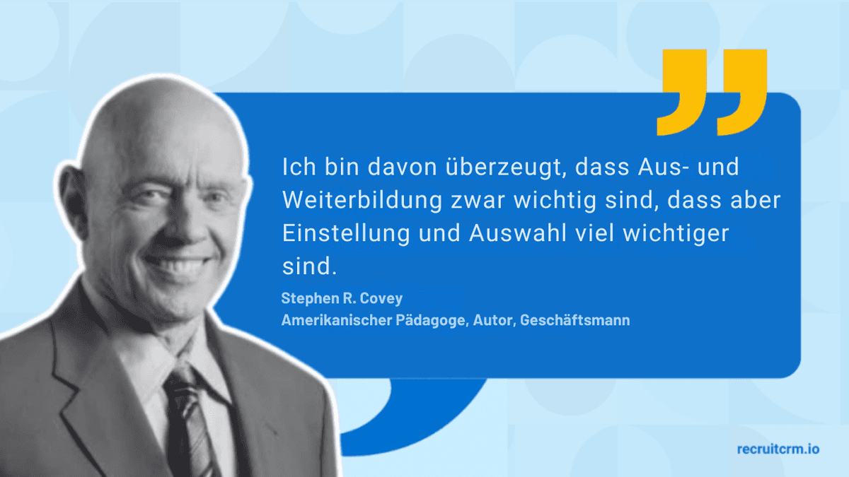 Zitate für die Rekrutierung