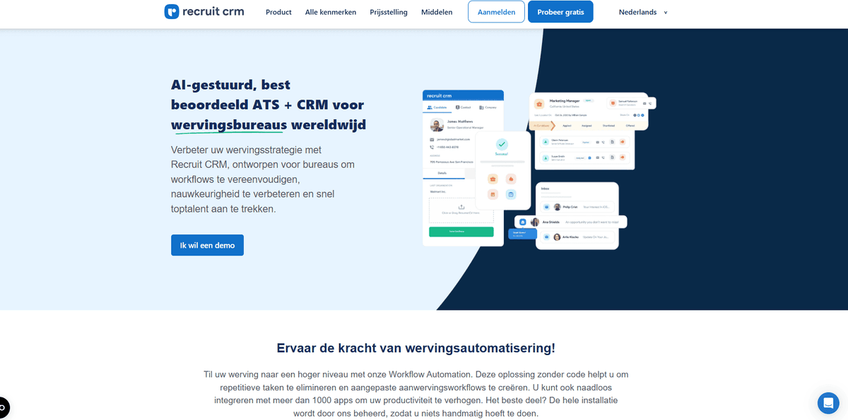 CRM rekruteren