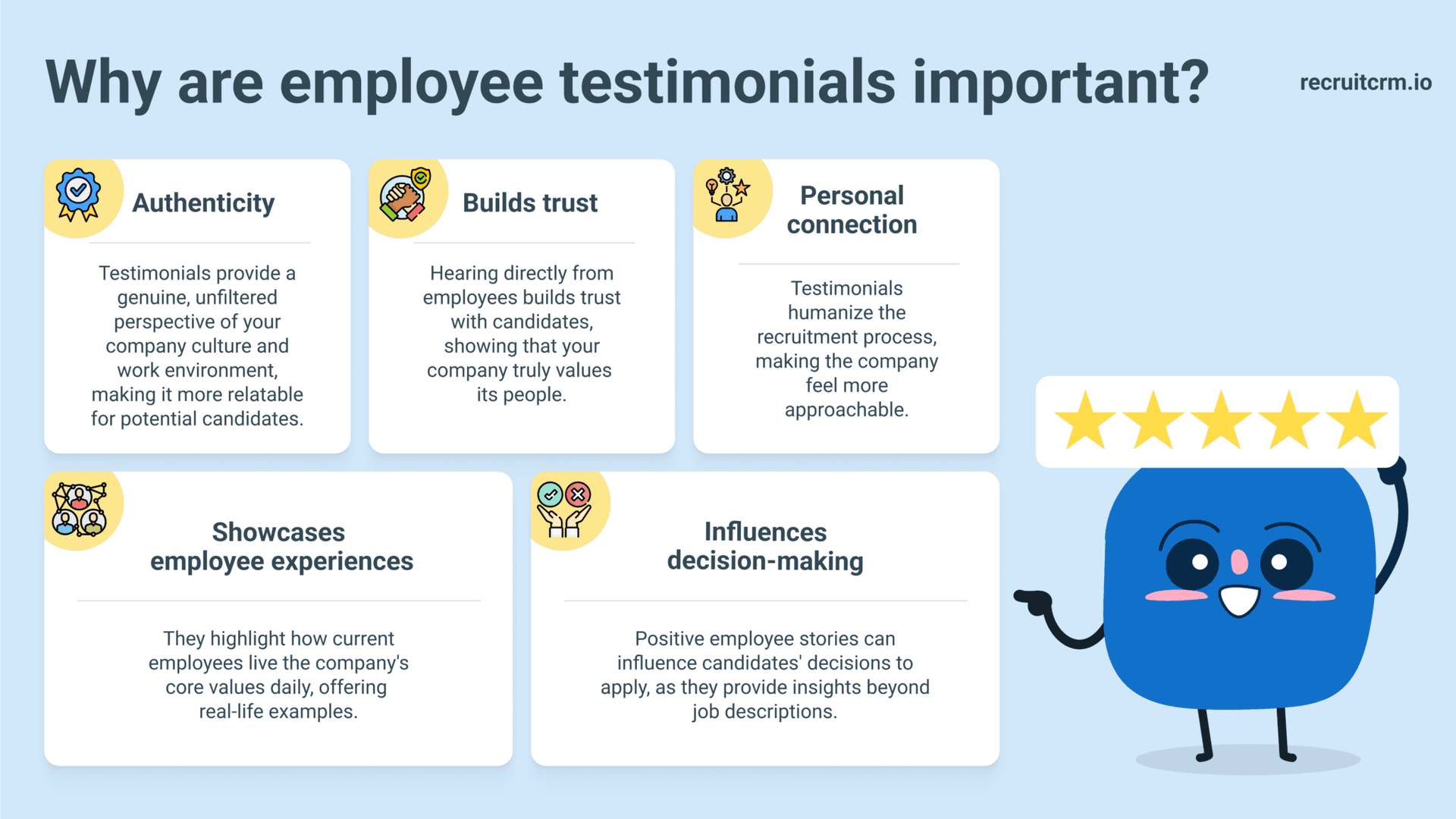 why are employee testimonials important?