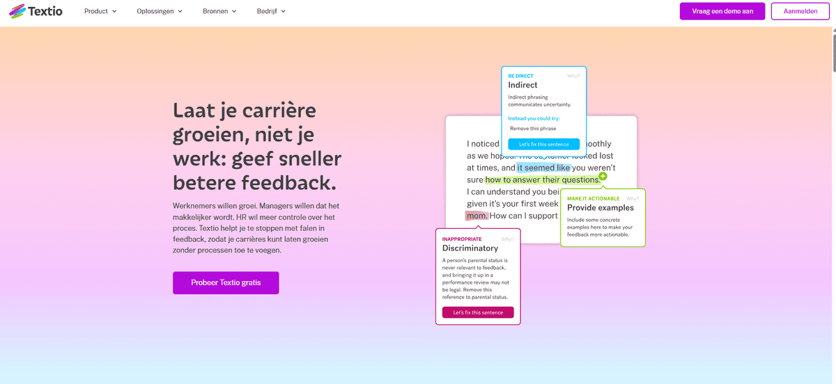 Functiebeschrijvingen en schriftelijke