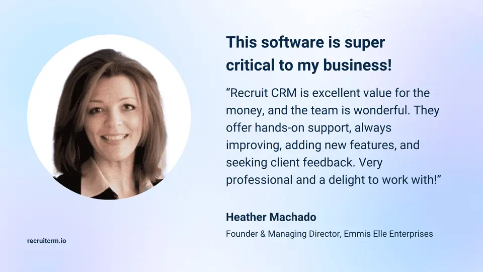 recruit crm customer reviews