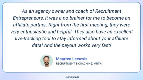 best affiliate marketing program for recruiters