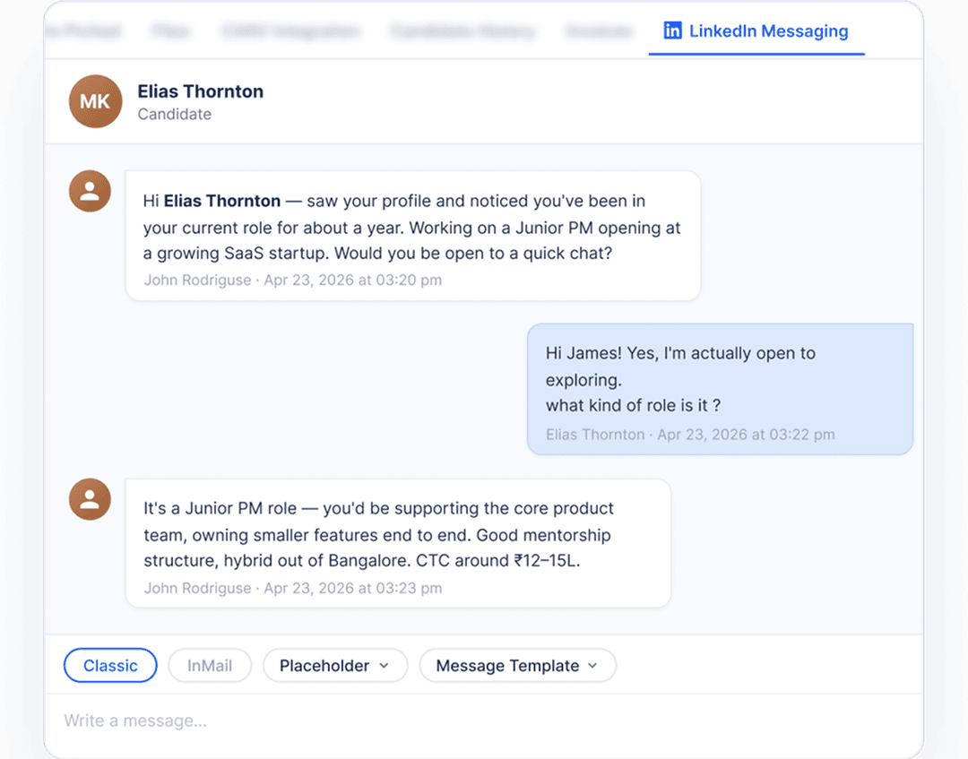 LinkedIn Messaging Integration