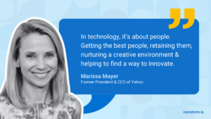 Hiring wisdom and motivation by Marissa Mayer