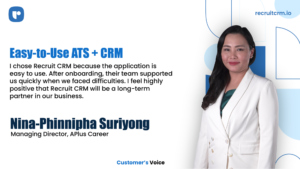 recruit crm customer reviews Nina