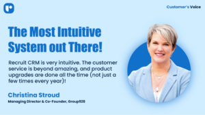 recruit crm customer reviews Christina Stroud