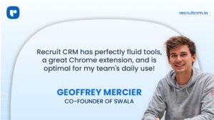 recruit crm avis clients Geoffrey