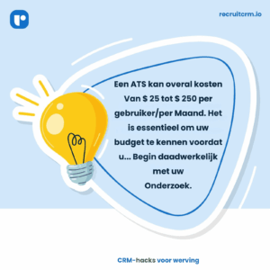 investeert in een Applicant