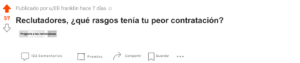 Reclutadores, ¿qué rasgos tenía tu peor contratación