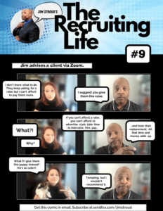 Employee retention in recession- Jim Stroud's comic