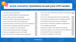 questions to ask before buying ATS software