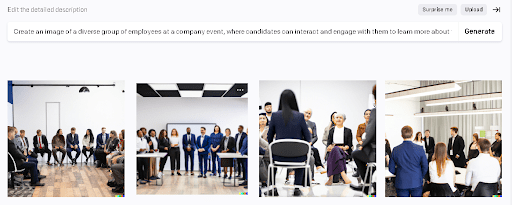 grupo diversificado de funcionários em um evento da empresa Imagem de DALL-E