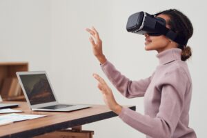 Mobile recruiting software VR and AR