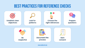 best practices for reference checks
