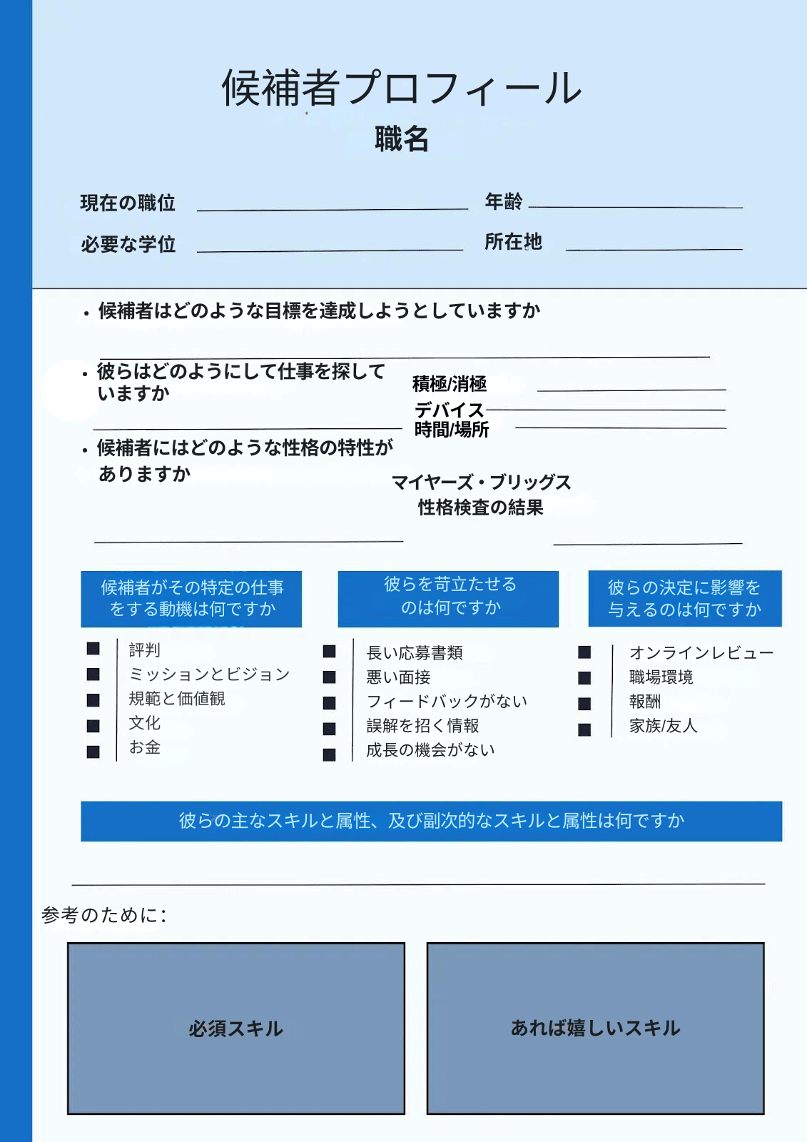 候補者ソーシング