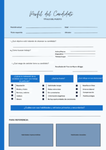 Búsqueda de candidatos