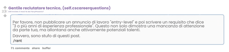 Reclutamento su Reddit: Costruire uno squadro vincente attraverso il coinvolgimento della comunità linea