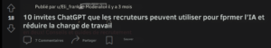 Recrutement sur Reddit