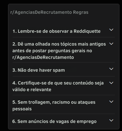 Recrutamento no Reddit