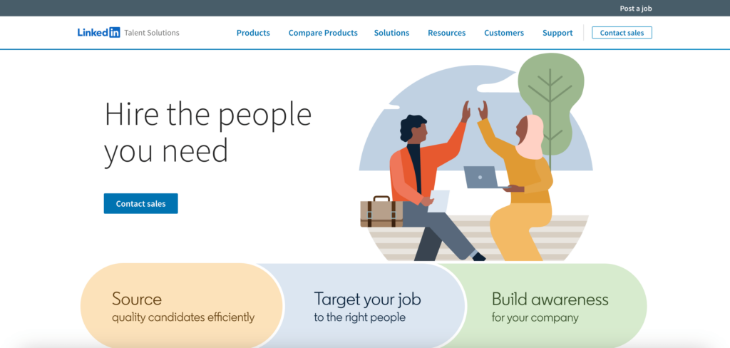 LinkedIn Talent Solutions to hire freelancers
