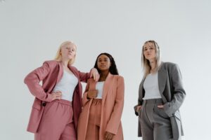 women office workers for a diversity job board