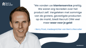 Recruiter verhoogt