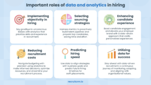 I ruoli importanti dei dati e dell'analitica nel reclutamento guidato dai dati