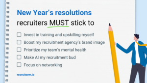 new year resolutions for agency recruiters