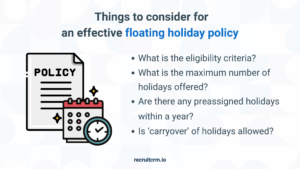 floating holiday