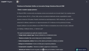 Prácticas de Diseñador Gráfico en Innovative Design Solutions-Recruit CRM