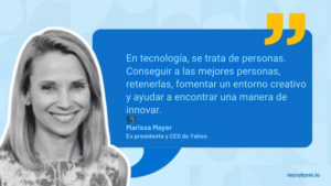 En tecnología, se trata de personas. Conseguir a las mejores personas, retenerlas, fomentar un entorno creativo y ayudar a encontrar una manera de innovar.