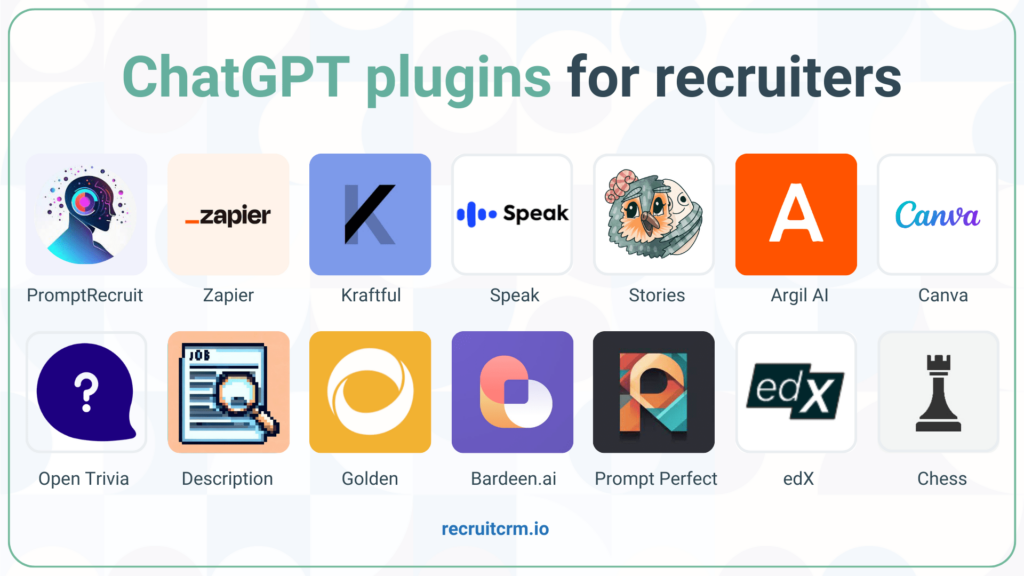 Custom GPTs for recruiters - 14 efficient plugins